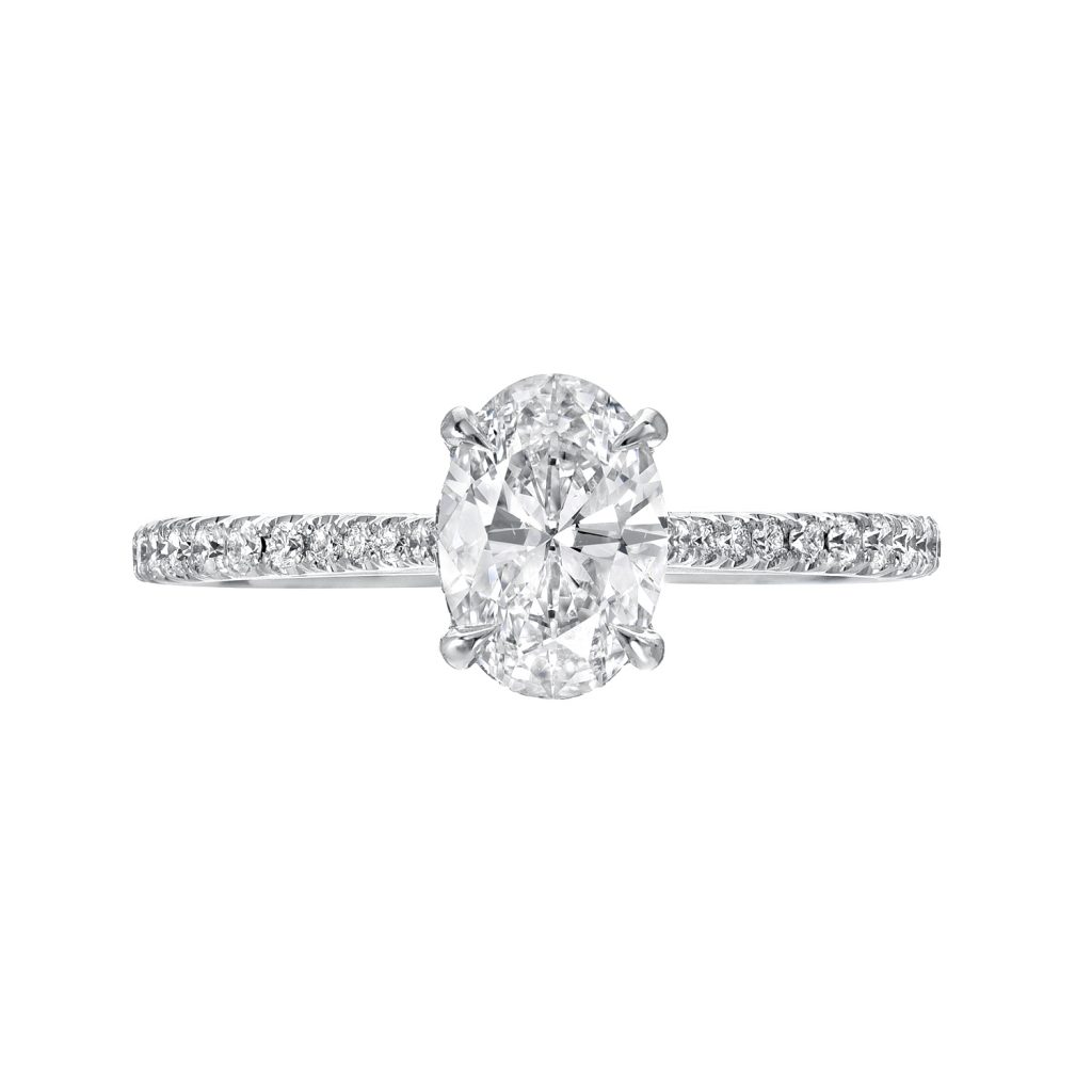 CHRISTINA OVAL ENGAGEMENT RING - Roy F