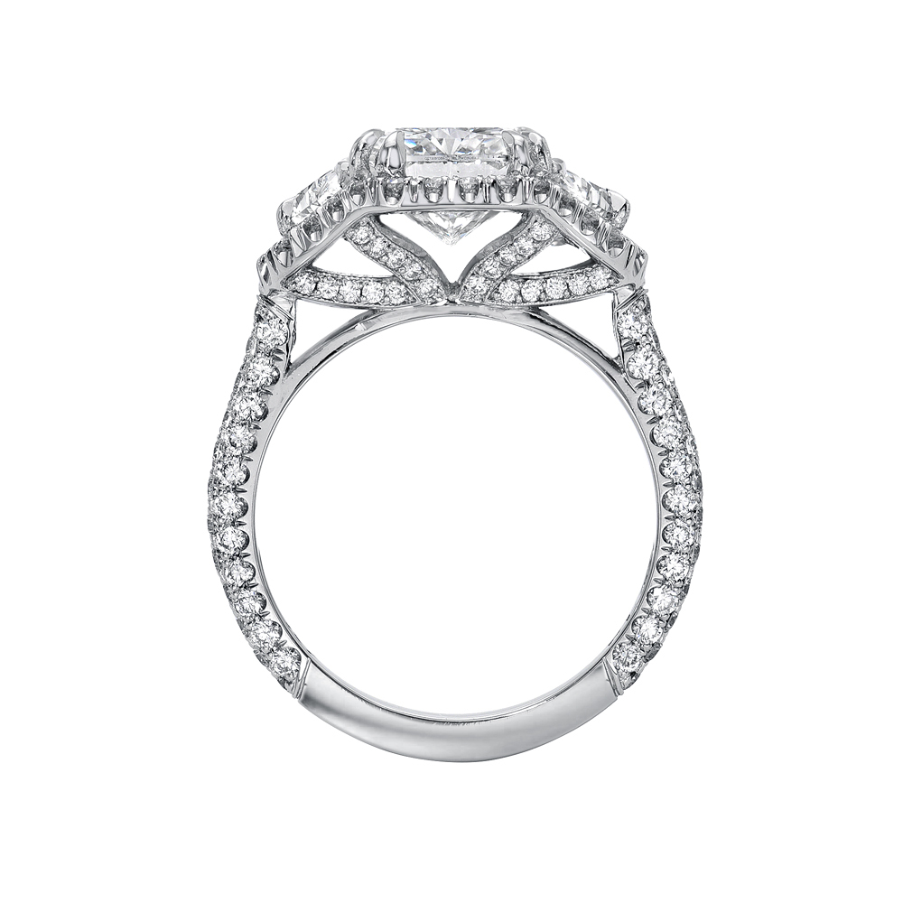 Lucy Diamond Engagement Ring (2 Carat) -14k White Gold