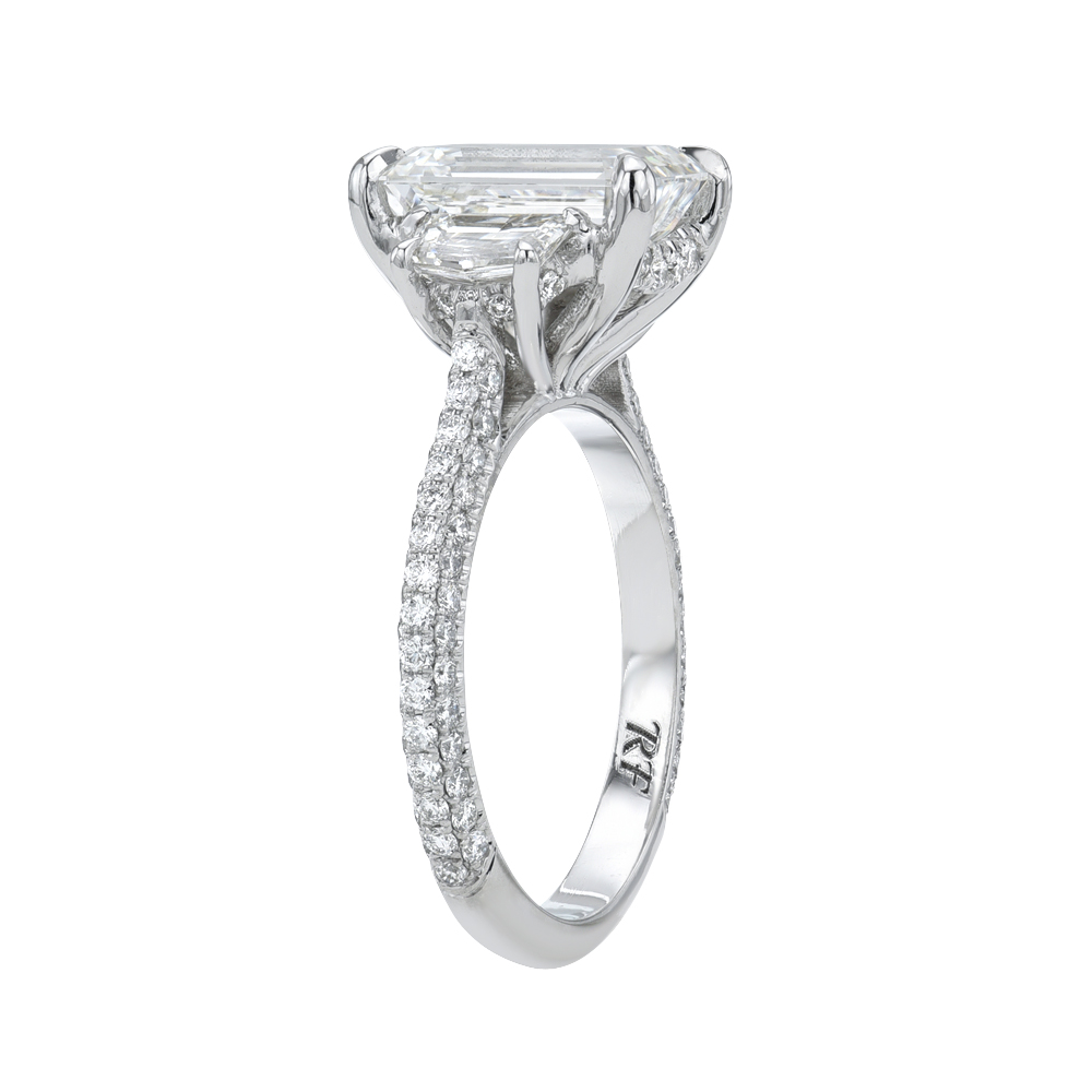 Lucy Lab Grown Diamond Ring (2 Carat) -14k White Gold